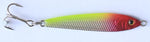 White River Tackle Luna Jigging Spoon 1 oz UV Clown