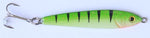 White River Tackle Luna Jigging Spoon 1oz Glow Green Tiger
