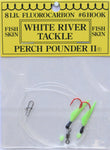 White River Tackle - Perch Pounder II Black & Glow Size 4 Hook