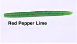 Boxer Baits 6" Hawg Food "Red Pepper Lime"