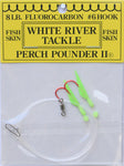 White River Tackle -  Perch Pounder II Glow & Glow Size 6 Hook