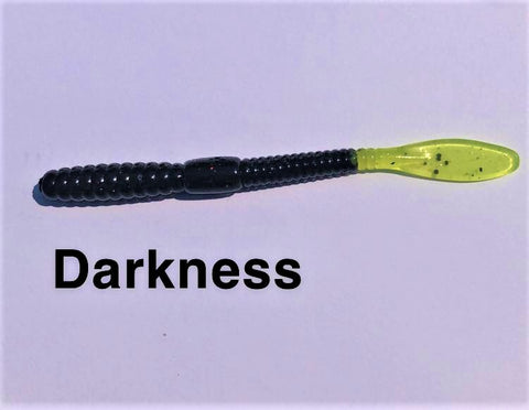 Boxer Baits Finesse Worms "Darkness"