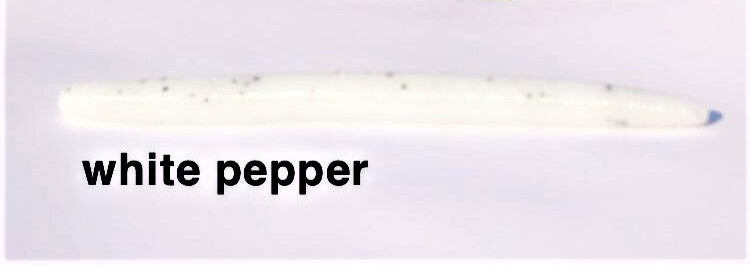 Boxer Baits 5" Hawg Food "White Pepper"