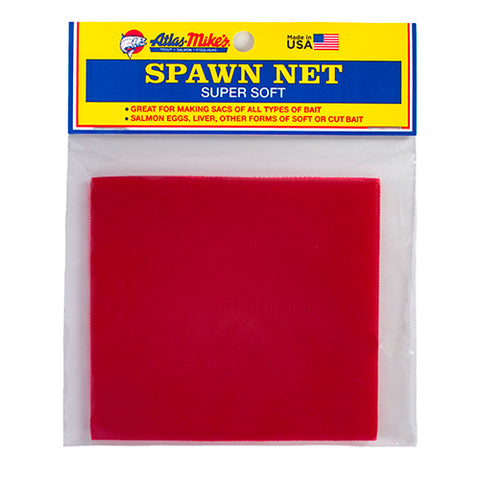 Atlas Mike's Spawn Netting 3" x 3" Red Qty 60