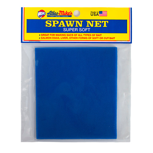 Atlas Mike's Spawn Netting 3" x 3" Blue Qty 60