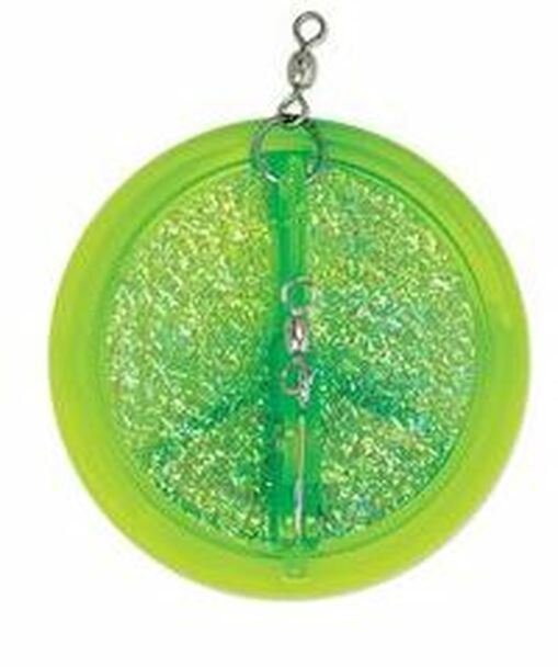 Luhr Jensen Dipsey Diver SZ 3/0 Fish Candy Chartreuse UV