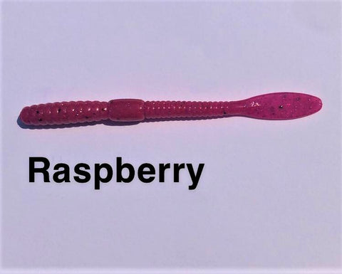 Boxer Baits Finesse Worms "Raspberry"