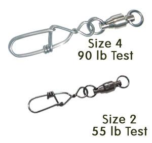 Torpedo Fishing Products Snap Swivels Size 4 #90 10pk s0022