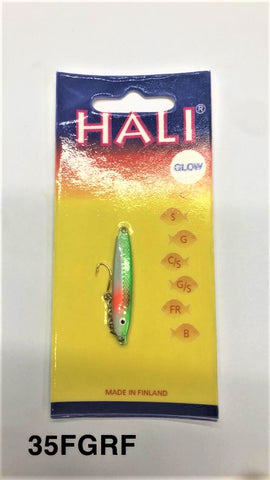 Hali Sukkula 35FGRF glow Ice Fishing Jig