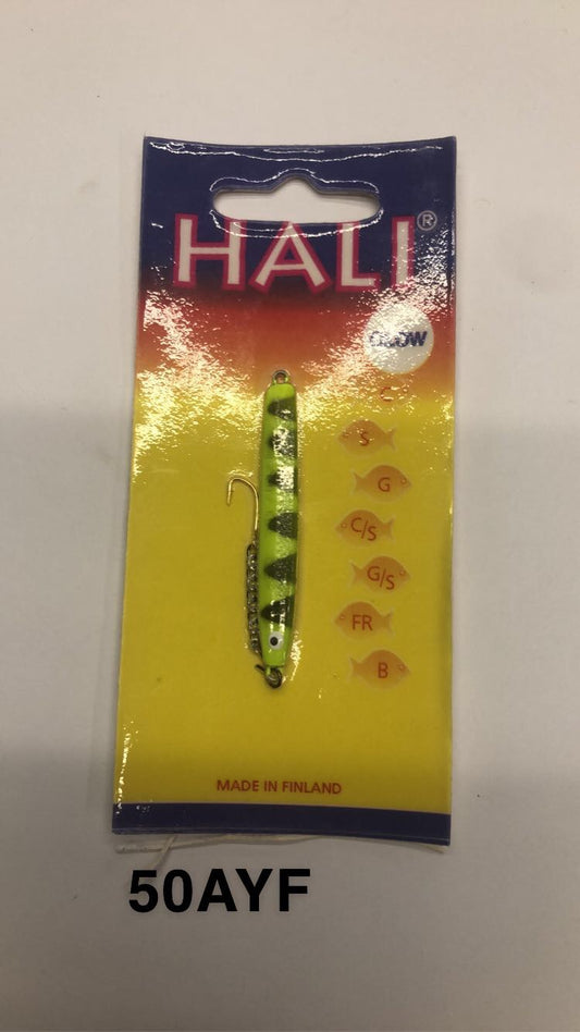 Hali Sukkula 50AYF Glow Ice Fishing Jig