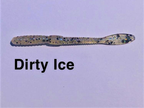 Boxer Baits Finesse Worms "Dirty Ice"