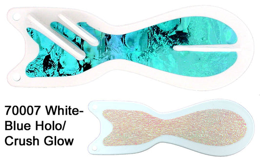 Dreamweaver Spindoctor 8" White Blue Halo/Crush