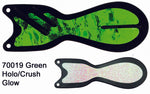 Spindoctor 8 Inch Black-Lite Green/Glow Crush