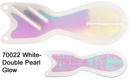 Dreamweaver Spin Doctor Flasher 10" White-Double Pearl Glow