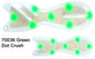 Spindoctor 10 Inch White/Crush Glow/Green Dots