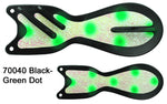 Spindoctor 8 Inch Black/ Green Dot