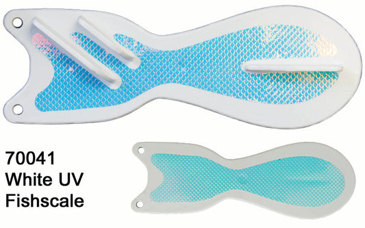 Dreamweaver Spin Doctor 10" White UV Fishscale