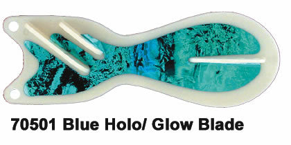Spindoctor 8 Inch Glow Blade-Holo Blue