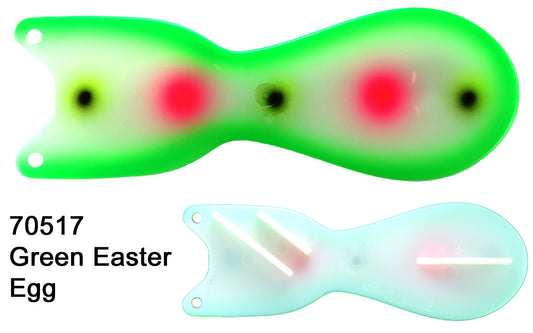 Dreamweaver Spindoctor Flasher Length 8" Green Easter Egg SD70517-8