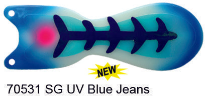 Spindoctor 8 Inch S.G. UV Blue Jeans