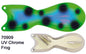 Dreamweaver Spindoctor Flasher Length 10" UV Chrome Frog