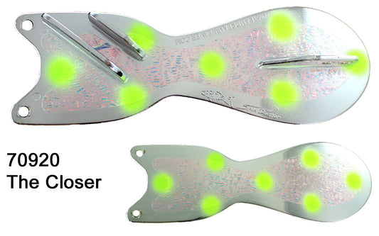Dreamweaver Spindoctor 10" Chrome/UV Crush/Yellow Dot