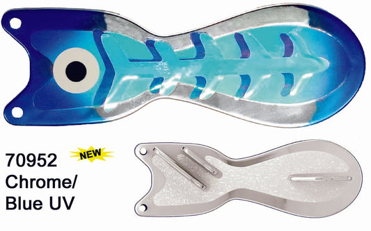 Spindoctor 8 Inch Blue/Chrome UV