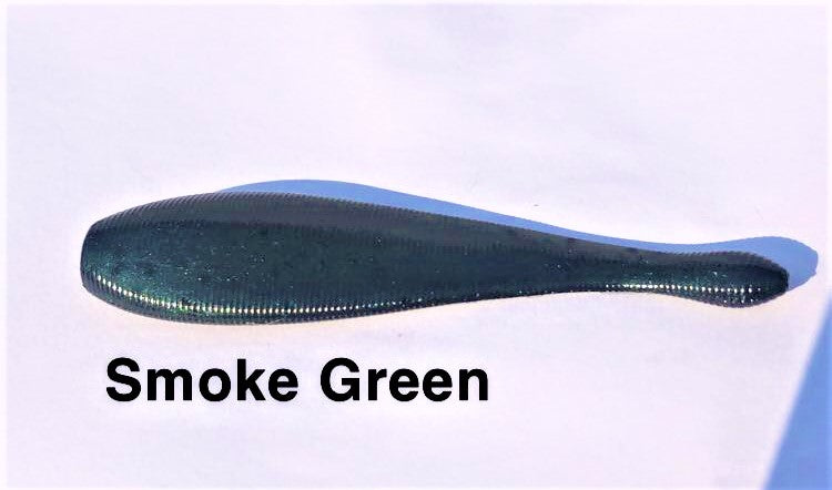 Boxer Baits Leeches "Smoke Green"