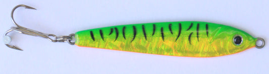 White River Tackle Luna Jigging Spoon 2 1/2oz Firetiger LB-0808FT