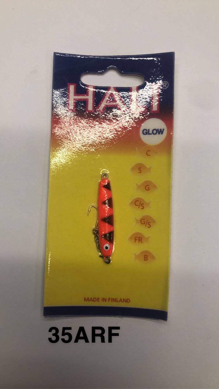 Hali Sukkula 35ARF glow Ice Fishing Jig