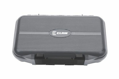 Clam Dual Tray Jig Boxes Clear/Gray Large