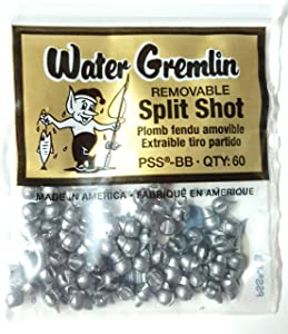 Water Gremlin Removable Split Shot PSS BB Qty 60