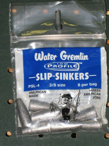 Water Gremlin PSL-2. 3/16 qty12 Worm Weight Slip Sinker