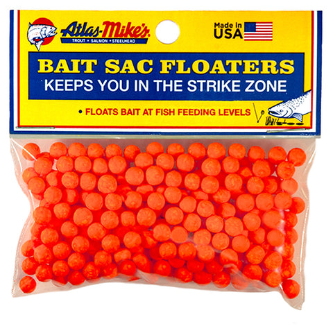 Atlas Mike's Spawn Sac Floaters Orange Qty 300