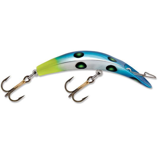 Kwikfish Xtreme (Non-rattle) Blue/Chartreuse UV  9X