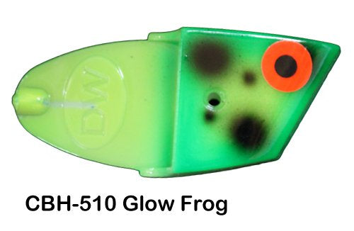 Dreamweaver Cut Bait Heads Glow Frog CBH-510 – Tangled Tackle Co