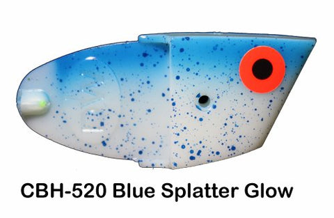 Dreamweaver Cut Bait Heads Blue Splatter Glow