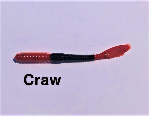 Boxer Baits Finesse Worms "Craw"