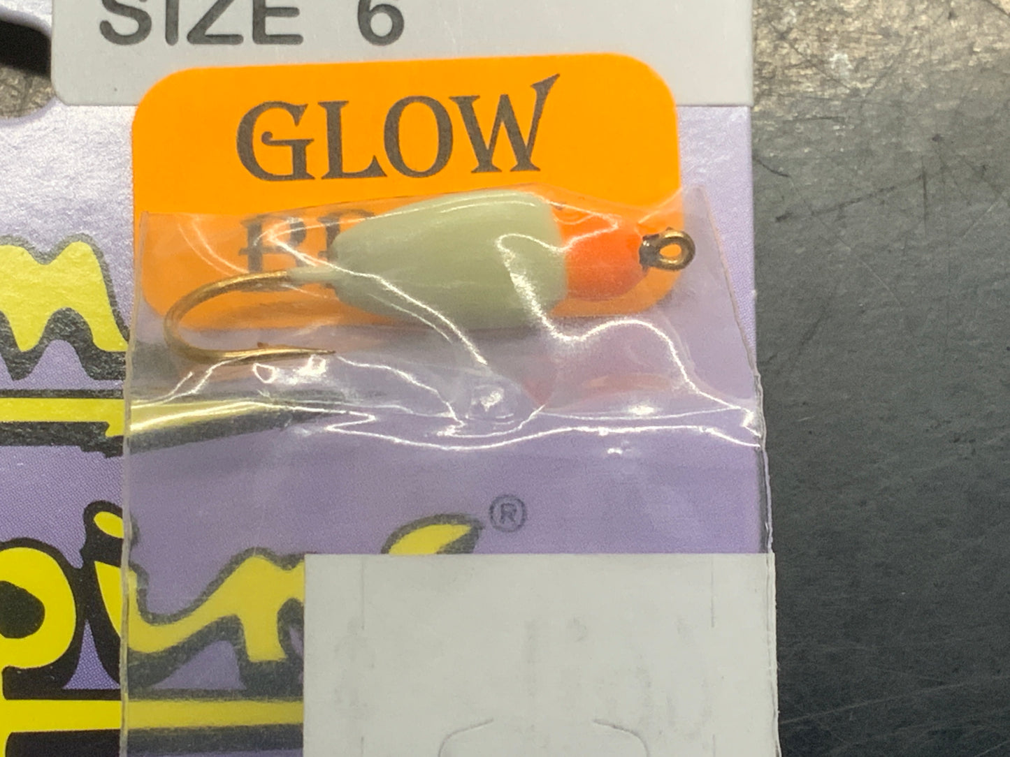 Custom Jigs & Spins Demon Glow Orange Glow Size 6