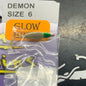 Copy oCustom Jigs & Spins Demon Glow Lime Glow Size 6