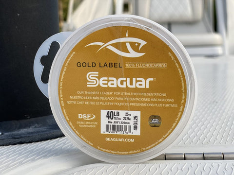 40GL25 Seaguar Gold Label 25 Flourocarbon Leader