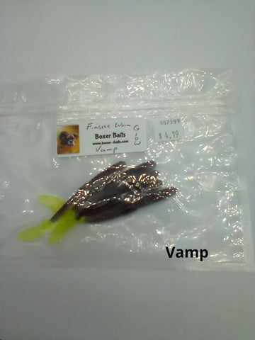 Boxer Baits Finesse Worms Vamp