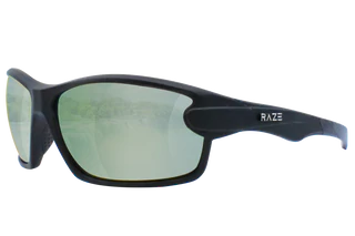 RAZE Eyewear J-Frame Black Green Polarized