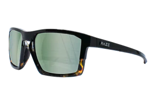 RAZE Eyewear Journey Black Tortoise Green Polarized