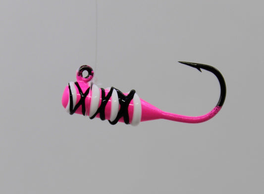 Lutke Armor Steelhead Jig Pink,White and Black #013288