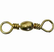 Dolphin Brass Barrel Swivels Sz:5 Qty:12 2101-5