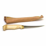 Eagle Claw Fillet 6" Knife w/sheath wood handle 03050-002