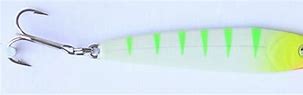 White River Tackle Luna Jigging Spoon 1 oz Glow Ghost lb-0617GG