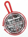 Water Gremlin Split Shot Sinker Selector #700 BB, 3/0, #7, #5