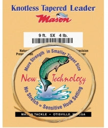 Mason Tapered Leader 7 1/2 ft 3X 6.5lb NK7-3x